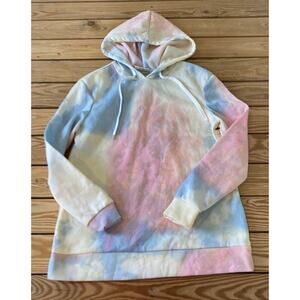 NWT Bobbie & Brooks Tie Dye Hoodie Sweatshirt Size Small Women’s Pink Blue